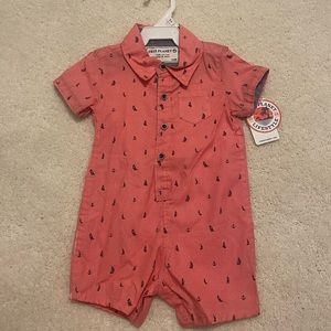 Free Planet Lifestyle BNWT Sz 24M Baby Boy Romper